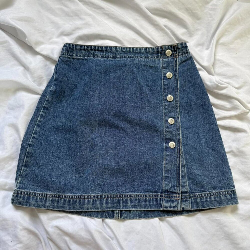 Gap Women's Blue and Navy Skirt